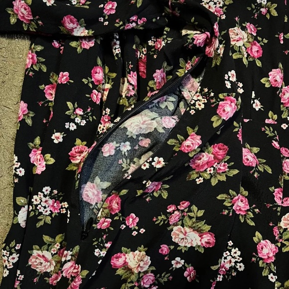 Zara Floral Print Midi Dress - Picture 6 of 6
